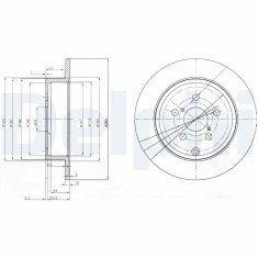 DELPHI BG3912 Disc frana