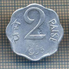 AX 1106 MONEDA - INDIA - 2 PAISE -ANUL 1975 -STAREA CARE SE VEDE