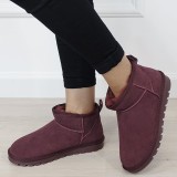 Ghete bordo din piele naturala W5821 118, 36 - 41, Bordeaux