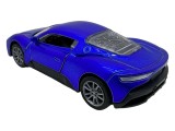 Macheta metal replica Aston Martin albastru scara 1:43, lumini, sunete, usi deschise
