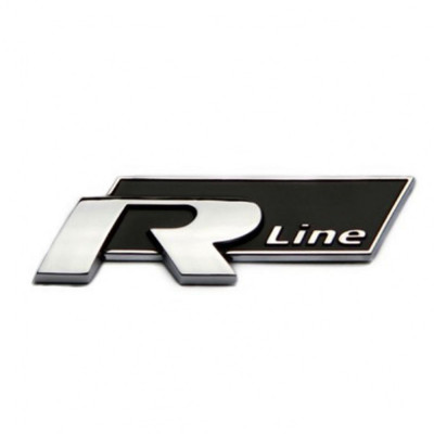 Emblema R-Line Crom Negru foto