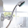 Suport cu ventuza pentru para de dus, reglabil 360 grade, crom elegant, sustinere pana la 5kg, MyStyle&reg;