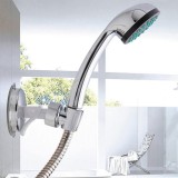 Suport cu ventuza pentru para de dus, reglabil 360 grade, crom elegant, sustinere pana la 5kg, MyStyle&reg;