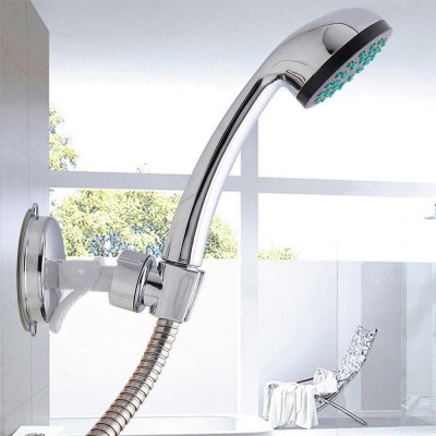 Suport cu ventuza pentru para de dus, reglabil 360 grade, crom elegant, sustinere pana la 5kg, MyStyle&amp;reg; foto