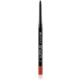 essence 8h Matte Comfort dermatograf mat de buze cu ascutitoare culoare 18 Cherry On Top 0,3 g