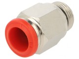Racord Push-In Alamă Nichelată 3/8&quot;