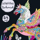 Csillog&oacute; kifestő - Unikornisok