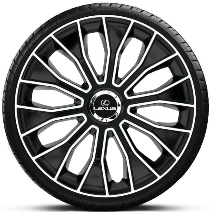 Set 4 Capace Roti Autohelix MSA&reg;, potrivite jantelor de R15, pentru Lexus, model VOLTEC PRO