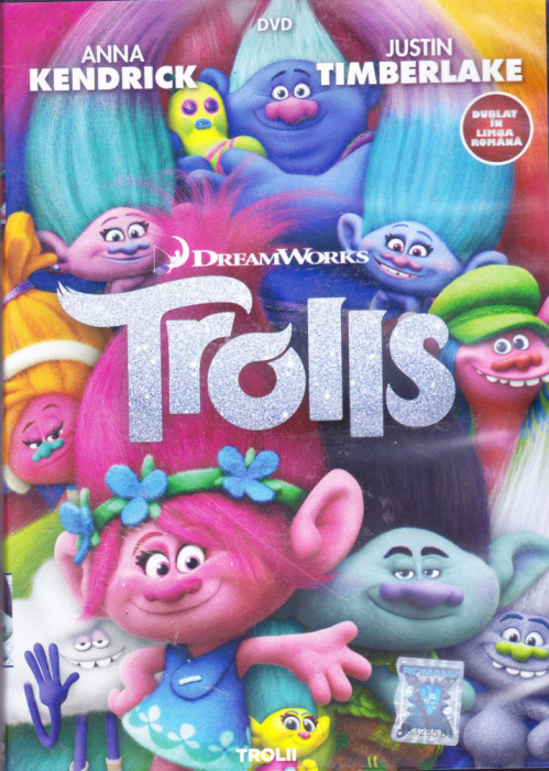 DVD animatie: Trolii (original, dublat in limba romana )
