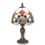 Lampa de masa Tiffany cu abajur clopot colorat TA-144