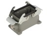 Conector HDC 10B MOLEX Carcasa Metal Clasic Clichet Dublu Montare Cablu/Flansa M20 Gri