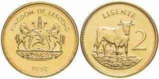 Lesotho 1992 - 2 lisente UNC