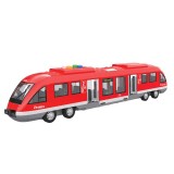 Jucarie tramvai urban cu usi care se deschid si sunete, rosu, 1:16, Oem