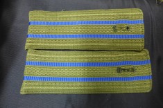 EFECTE MILITARE - EPOLETI SECURITATE OFITER SUPERIOR ROMANIA RSR AUTENTICI 100%