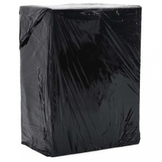 vidaXL Film extensibil 6 buc Negru 17 &mu;m 50 cm x 300 m