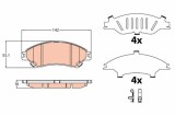 Set placute frana fata TRW GDB3633