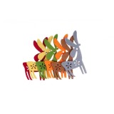 Accesorii pentru activitati senzoriale,ren,fetru,6 bucati set