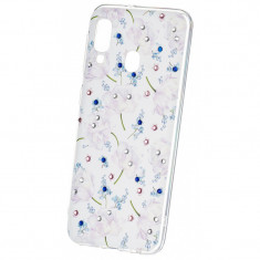 Husa TPU OEM Flower2 pentru Samsung Galaxy A20 A205 / Samsung Galaxy A30 A305, Multicolor