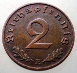 2.808 GERMANIA 2 REICHSPFENNIG 1938 E
