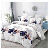 Cumpara ieftin Lenjerie pat dublu,bumbac finet,6 piese,cearceaf cu elastic 180x200cm, cearceaf pilota 200x230cm, 2 fete de perna 50x70, 2 fete de perna 70x70-A1113
