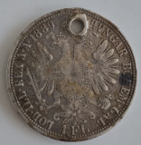 Moneda Austria - 1 Florin 1889 - Argint, Europa