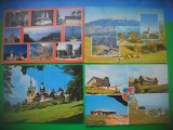 HOPCT LOT 3246 - 4 CARTI POSTALE -VALEA PRAHOVEI-JUD PRAHOVA-CIRCULATE, Circulata, Printata