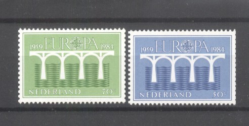 Netherlands 1984 2 x Europa CEPT Mi.1251C-1252C K.13 3/4 MNH CC.024