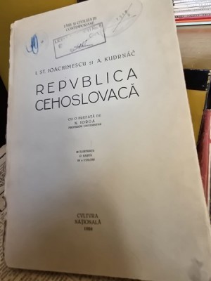 Republica cehoslovaca - I. St. Ioachimescu, A. Kudrnac foto