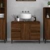 VidaXL Dulap de chiuvetă, stejar maro, 80x33x60 cm, lemn prelucrat 821283
