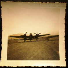 P.077 FOTOGRAFIE RAZBOI LUFTWAFFE WWII AVIATIE BOMBARDIER JUNKERS JU-88 4U PK