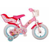 Bicicleta pentru fete Disney Princess, 12 inch, culoare roz, frana de mana fata PB Cod:21209-CH