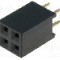 Conector 4 pini, seria {{Serie conector}}, pas pini 2,54mm, CONNFLY - DS1023-2*2S21
