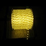 Furtun Luminos cu 3600 LED Lumina Galbena Rola 100m