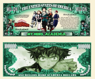 !!! SUA = FANTASY NOTE (TJ6) = DESENE ANIMATE : MY HERO ACADEMIA - 2024 - UNC foto