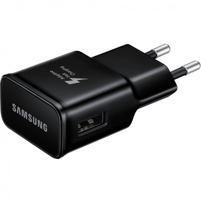 Incarcator Retea Samsung EP-TA20EWE, 15W, 2A, 1 X USB-A, Negru foto