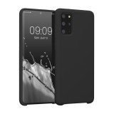 Husa Kwmobile pentru Samsung Galaxy S20 Plus, Silicon, Negru, 51217.01, Carcasa