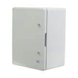 Cumpara ieftin Cutie distributie IP65 din ABS gri, usa mata, placa metalica, 300x400x220 mm PP3005