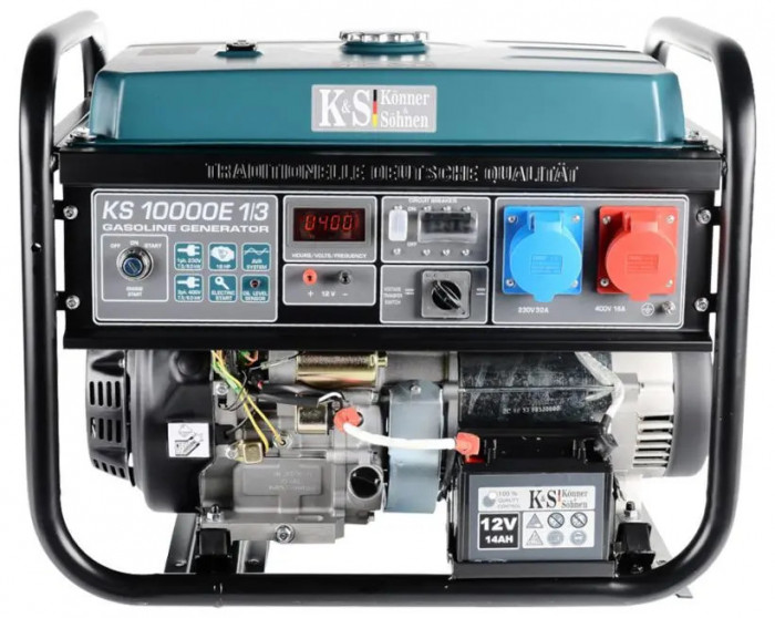 Generator de curent 8 kW benzina PRO - Konner &amp; Sohnen - KS-10000E-1/3