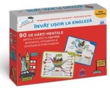 Invat usor la engleza (90 harti mentale) - Stephanie Eleaume-Lachaud
