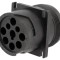 Conector cablu-cablu AHD, 9 pini