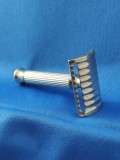 🪒 Kirby Beard &amp; Co &ndash; aparat de ras vintage &ldquo;open comb&rdquo; (Made in France, S.G.D.G.)
