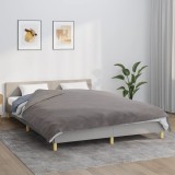 VidaXL Pătură grea cu husă, gri, 200x225cm, 13 kg, material textil