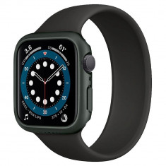 Husa Spigen Thin Fit pentru Apple Watch Seriile 6/5/4/SE (44mm), Ultra Subtire, Military Green foto