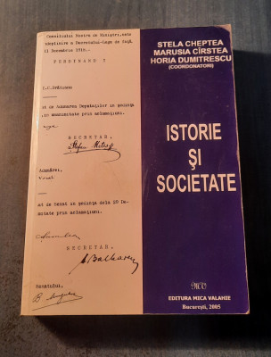 Istorie si societate volumul 2 Stela Cheptea foto