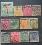 BURMA GEORGE V, Stampilat