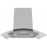 Hota decorativa HDCH-MD800GIX, 60 cm, design T-SHAPE, 800 m3/h putere maxima, 3 trepte de viteza, 1 motor, control Touch, Inox