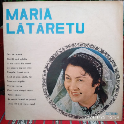 -Y- MARIA LATARETU DISC VINIL LP foto