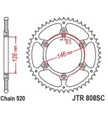 Pinion spate 50 dinti pas lant 520 - Suzuki RM 125-250 (81-12) - RM-Z 250 (07-17) - DR 350 (90-97) - DR-Z 400 - RM-Z 450 (self cleaning)