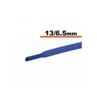 Tub termocontractibil albastru 13mm/ 6.5mm 0.5m