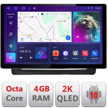 Navigatie dedicata Mitsubishi ASX 2020 N-asx2020 Edonav ecran 13&quot; 2K 4+32 Android Waze USB Navigatie 4G 360 Toslink Youtube Ra CarStore Technology